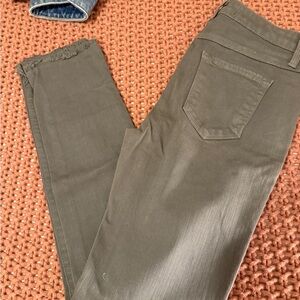 Olive Skinny Jeans for Women